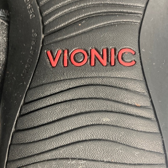 Vionic Black Adjustable Velcro Slide Sandals Sz 9 - Picture 11 of 11